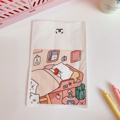 Túi giấy lụa gấu trắng (14.5cm x 21cm)