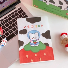 Túi giấy lụa trái dâu hoạt hình (14.5cm x 21cm)