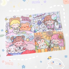 Túi zip ngang Lolo PVC nhiều mẫu (17cm x 12cm)