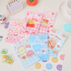 Túi zip nhỏ PVC hoạt hình cute (11cm x 7.4cm)