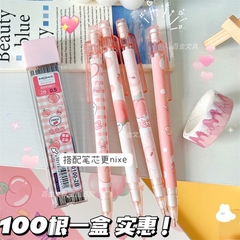 Hộp 4 bút chì bấm kèm 100 ngòi Moka