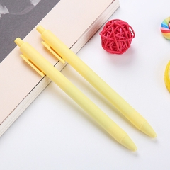 Bút bi gel Macaron mực đen màu pastel