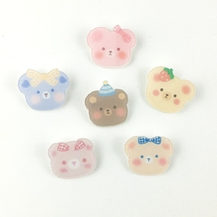 Ghim cài balo đầu gấu cute size to