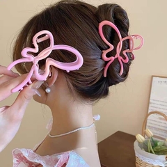 Kẹp tóc bướm màu loang (Size to)