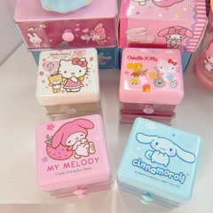Hộp mini Hello Kitty 2 tầng đa năng đựng trang sức