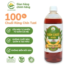 Giấm chuối nuôi từ giấm cái mẹ tự nhiên không hóa chất thương hiệu An Hòa Farm