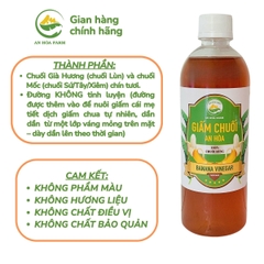 Giấm chuối nuôi từ giấm cái mẹ tự nhiên không hóa chất thương hiệu An Hòa Farm