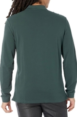 Polo Hugo Boss | Lapel logo long sleeve-Green gables