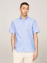Sơ mi tommy blue cotton