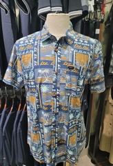 Sơ mi cộc tay RVCA  họa tiết biển