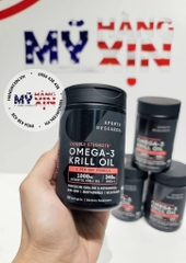 Viên Uống Dầu Nhuyễn Thể Sports Research Krill Oil 1000 mg, dễ hấp thu, hỗ trợ tim mạch, não bộ – Hộp 90 Viên