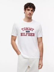 Áo Thun Tommy Hilfiger Tommy Varsity Logo - Optic White