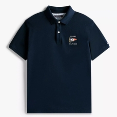Polo Tommy Hilfiger Regular Fit Nautical Flag - Navy