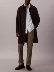 Trousers Calvin Klein Cotton Stretch Slim - Dusty Olive
