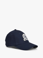 Mũ Tommy Hilfiger Laurel Leaf Logo Baseball Cap - Sky Captain