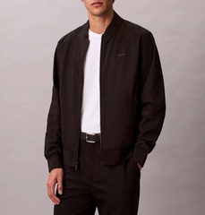 Khoác gió CK Matte Bomber Jacket - Black Beauty