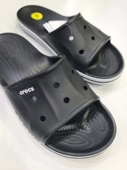 Dép Crocs Unisex Bayaband Slide - Black/White