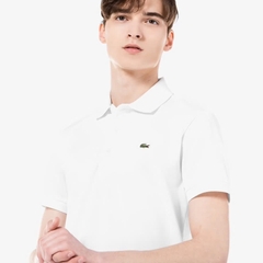 Polo Lacoste Slim Fit L.12.12 Piqué - White