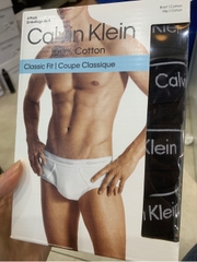 Set 4 sịp tam giác Calvin Klein - Đen