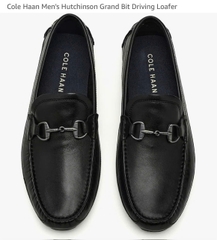Loafer cole haan đen khóa bạc