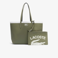 Túi tote lacoste màu rêu navy