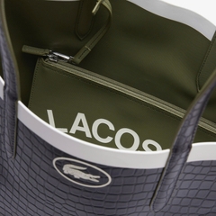 Túi tote lacoste màu rêu navy