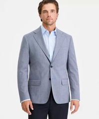 CK Men's Slim-Fit Blazer Color:Light Blue