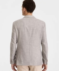 Tommy Men's Modern-Fit Patterned Blazer Color: Tan