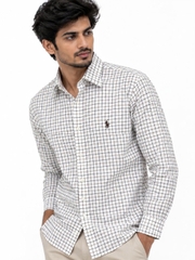 Sơ mi dài tay ralph lauren brown multi