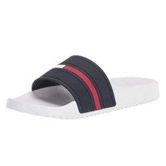 Dép Tommy Hilfiger Men's Redder Slide - White/Navy