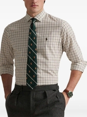 Sơ mi dài tay ralph lauren brown multi