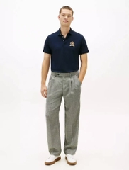 Polo Tommy Crest Logo Pique - Navy