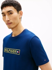 Áo Thun Tommy Hilfiger "HILFIGER" Box Logo - Navy