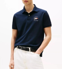 Polo Tommy Hilfiger Regular Fit Nautical Flag - Navy