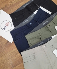 Pants Calvin Klein Slim Fit Infinite Flex Waist - Dark Sapphire