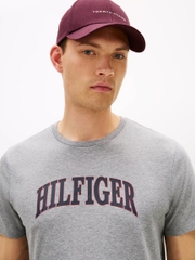 Áo Thun Tommy Hilfiger Arch Logo - Grey Heather