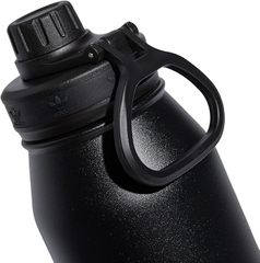 Adidas Originals 1 Liter (32 oz) Metal Water Bottle - Black / White