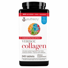 YOUTHEORY VERISOL COLLAGEN 345 VIÊN – COLLAGEN HỖ TRỢ LÀN DA ĐÀN HỒI, MỊN MÀNG 