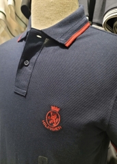 Polo Tommy Hilfiger with Embroidered Crest Design - Desert Sky