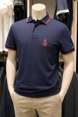 Polo Tommy Hilfiger with Embroidered Crest Design - Desert Sky