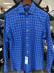 Sơ mi dài tay polo ralph blue multi