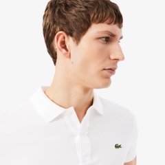 Polo Lacoste Slim Fit L.12.12 Piqué - White