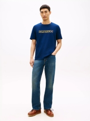 Áo Thun Tommy Hilfiger "HILFIGER" Box Logo - Navy