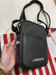 Túi Lacoste Men's Sport Vertical Canvas Bag Black
