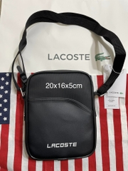 Túi Lacoste Men's Sport Vertical Canvas Bag Black