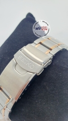 Đồng hồ nam Seiko Automatic SARV006 - Mặt đen viền vàng hồng