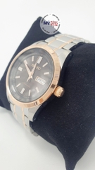 Đồng hồ nam Seiko Automatic SARV006 - Mặt đen viền vàng hồng