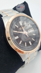 Đồng hồ nam Seiko Automatic SARV006 - Mặt đen viền vàng hồng