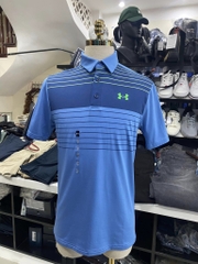 Áo Golf Nam Under Armour - Navy nhạt phối kẻ xanh lá
