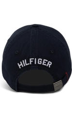 Mũ Tommy Hilfiger Cotton Billy Adjustable Flap Baseball - Navy Blazer